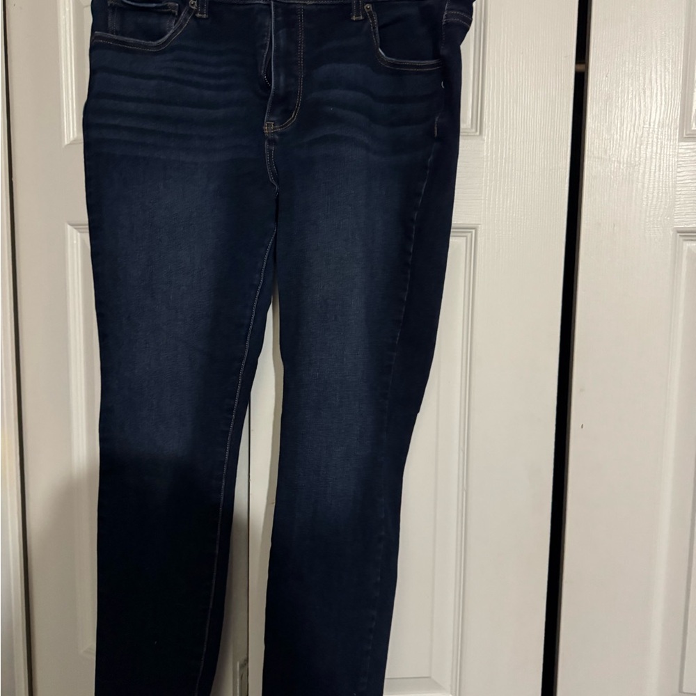 Time and Tru Women's High Rise Dark Blue Jeans